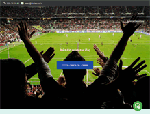Tablet Screenshot of fotbollsresor.se